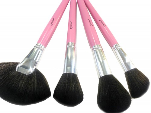18 animal hair brushes,single blush brush/powder brush