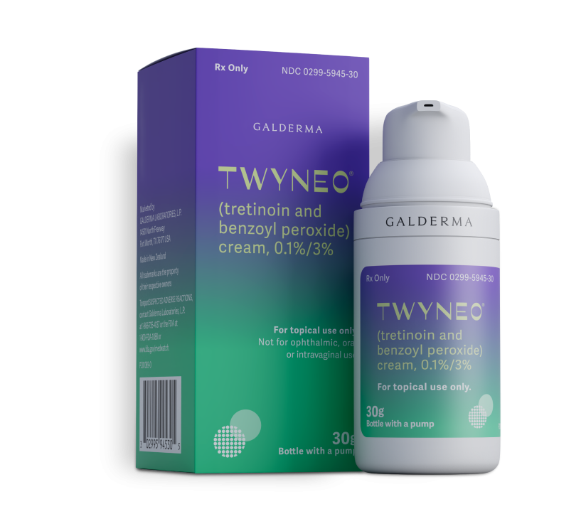 TWYNEO® (tretinoin and benzoyl peroxide) Cream, 0.1%/3%