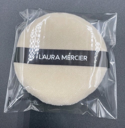 Laura Mercier JUMBO Translucent Loose Setting Powder Velour Puff Set 1.7 oz