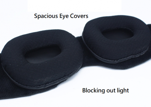 Ultralight and Adjustable 3D Contoured Sleep Eyes Mask