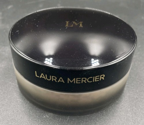 Laura Mercier JUMBO Translucent Loose Setting Powder Velour Puff Set 1.7 oz