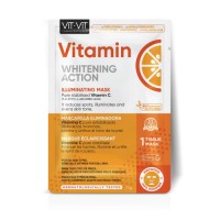 Vitamin C Sheet Mask, Illuminating Mask With Pure Stabilised Vitamin C. Reduces Spots, Iluminates and evens skin tone. Dull Skin. Wholesales and Private Label Available