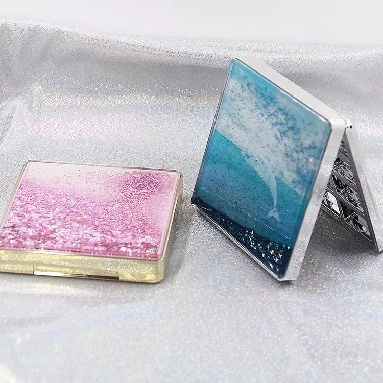 ES-S-001 12 colors square plastic eye shadow case with customized design