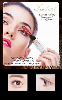 eyelash curler/ Electric eyelash curler roll foldable heated eyelash curlers eye lashes Pen style pro makeup tool purple gift
