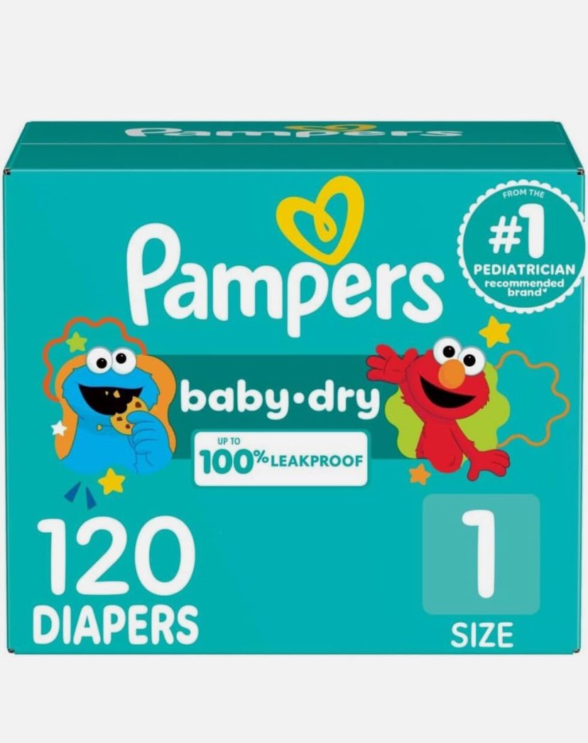 Pampers Baby Dry Disposable Diapers, all Sizes available