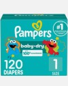 Pampers Baby Dry Disposable Diapers, all Sizes available