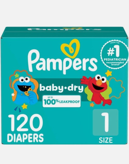 Pampers Baby Dry Disposable Diapers, all Sizes available