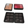 102*83*16MM Modern Fashion 12-Color Blush Palette Cosmetic Metal Tin Box Flip-top Makeup Compact Case