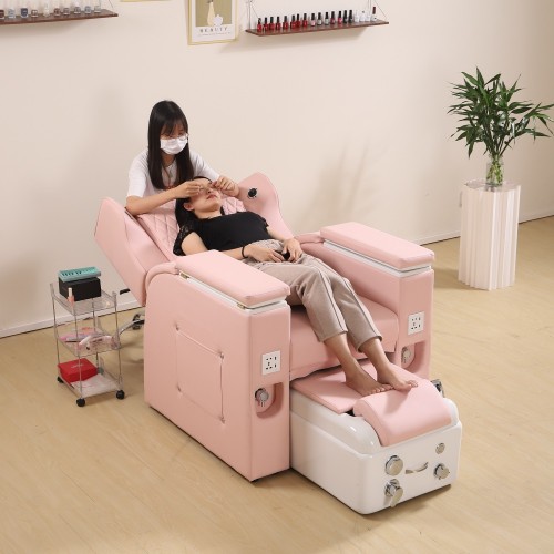 Kingtum Modern Nail Salon Furniture Massage Foot Spa Pedicure Chair for Sale MZ3