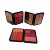 102*83*16MM Modern Fashion 12-Color Blush Palette Cosmetic Metal Tin Box Flip-top Makeup Compact Case