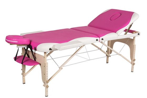 3 section wooden mix color massage table