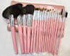 18 animal hair brushes,single blush brush/powder brush