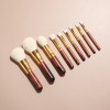 Luxury Wooden Handle Makeup Brush Set | Premium Goat Hair Face & Eye Brushes | OEM/ODM Private Label