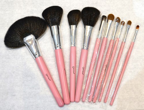 18 animal hair brushes,single blush brush/powder brush