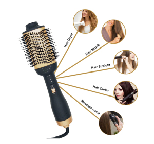 1000W Negative Ion Hair Dryer Brush One Step Hair Dryer And Volumizer Hot Air Brush Styler