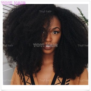 2019 Best selling afro Kinky twist curly hair extensions 4A 4B 4C , Virgin Mongolian puffy afro curly hair