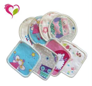 2021 Rmover Pads Pattern Prints Bamboo Cotton Washable Deep Cleansing Makeup Remover Cotton Pads