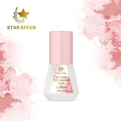 5ml Star Speed Waterproof Odorless 1s Pink Strong Eyelash Extension Glue