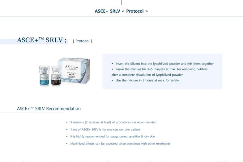 ASCE+SRLV EXOSOME Skinbootster
