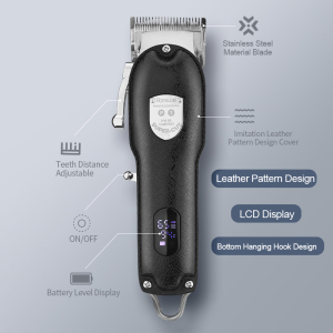 Barber Wireless Barber Hair Clippers Trimmer Professional Haircut Hair Cutting Machine Cordless hair trimmer with charge station