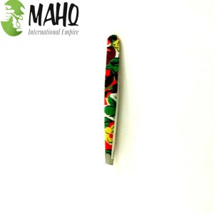 Beauty cosmetic Multi colour tool tip eyebrow tweezers