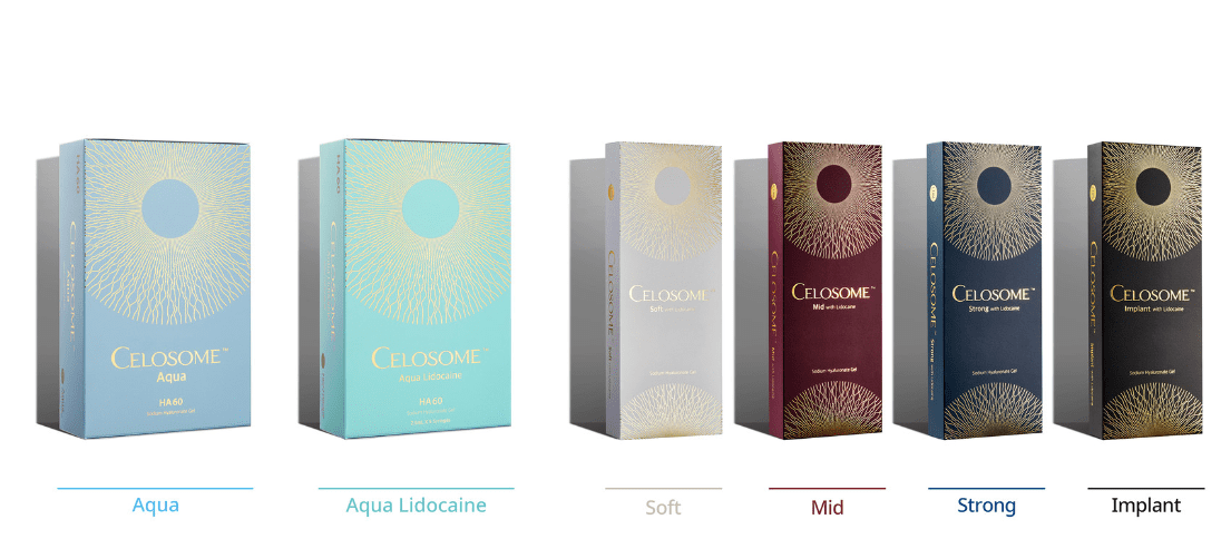 Celosome Soft, Mid, Strong Implant Dermal Filler