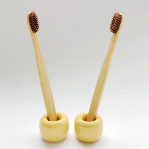 Custom disposable use reusable CE certification 100% degradation bamboo  toothbrush BPA free