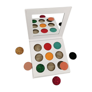 DIY Eye shadow 9 Colorcs palette cosmetics makeup products private label Matte Glitter eyeshadow palette