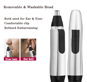 Electric Cordless Mini Rechargeable Nose Ear Hair Trimmer