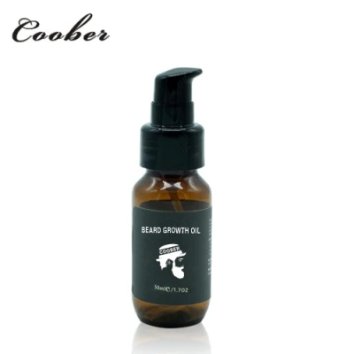 Factory Wholesales Private Label Christmas Gift 60ml Beard Growth Oil for Men Beard Care