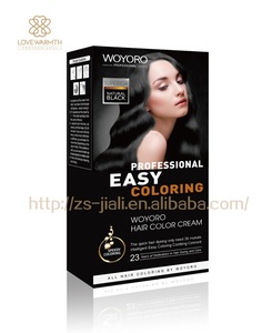 Family use hair color cream kit permanent hair dye 120ml+120ml