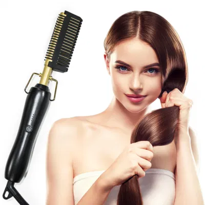 Flat Irons Electric Hair Brush Straightening Flat Iron