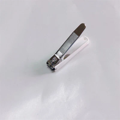 Foshan Finger Toe Nail Clipper Cutter with Plastic Catcher and Soft Epoxy Sticker