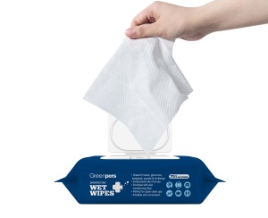 Greenpers Brand 100Pcs Non-Woven Fabric 75% Alcohol Wipes Disinfectant Cleaning Wet Wipes