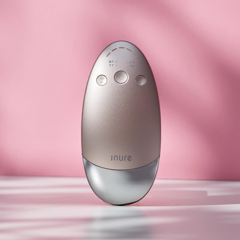 Inure vividous skin care  galvanic ems rf ultrasonic wave beauty device