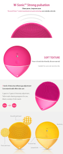 JMKSMART portable waterproof exfoliating facial cleansing brush USB