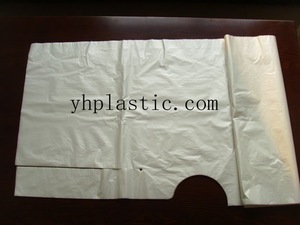 LDPE color full hairdressing cape,pe apron,disposable cape