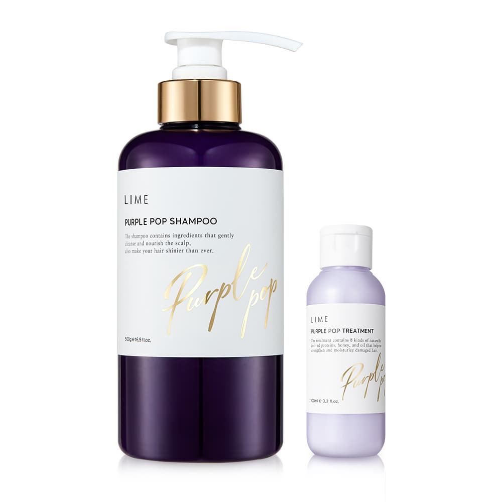 LIME Purple-Pop Shampoo &amp; Treatment, hair care