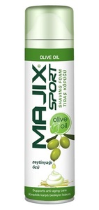 Majix sport shaving foam with olive oil