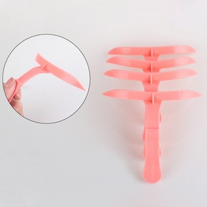 Makeup Tool Pink 4 Sizes Cosmetic Eyebrow Calliper Shaping Eyebrow Stencil for Beauty