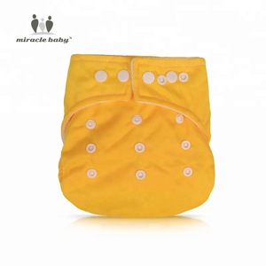 Miraclebaby Washable Baby Cloth Diapers For Both Baby Girls And Boys Reusable Baby Diapers Pant In Adjustable Once Size