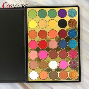 New arrival eyeshadow palette 35 color custom high pigment palette eyeshadow