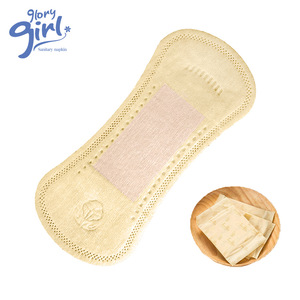 New arrival organic cotton 100% biodegradable bamboo fiber panty liners