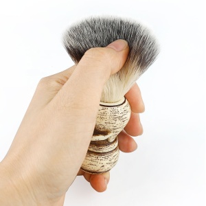 New Badger Hair Shaving Brush Skull Handle Beard Brush Skin-friendly Comfort Salon Facial Beard Cleaning Brush for men