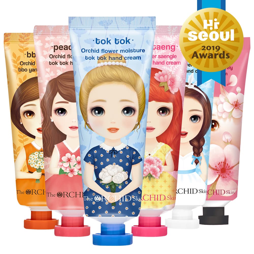 Orchid flower saengle taeng taeng hand cream