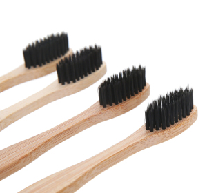 pack of 4 customized toothbrush bamboo toothbrush set bamboo toothbrush 100% organic