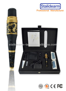 Permanent hot selling golden dragon tattoo machine kit