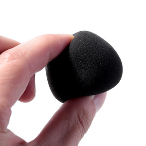 Private label latex free black makeup sponge blender wholesale beauty sponge for make up