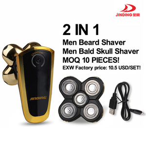Professional 5 Blades Rechargeable Mens Shavers/ Electric Men Shave & Bald Eagle Head Shaver Razor /USB Charging Trimmer