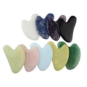 Rose Quartz Amethyst Face Jade Gua Sha Massage Tool